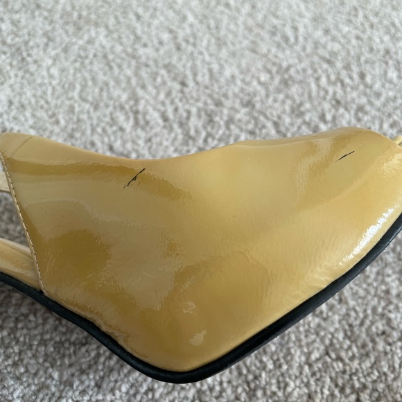 Nude Open Toe Pumps - Picture 6 of 7